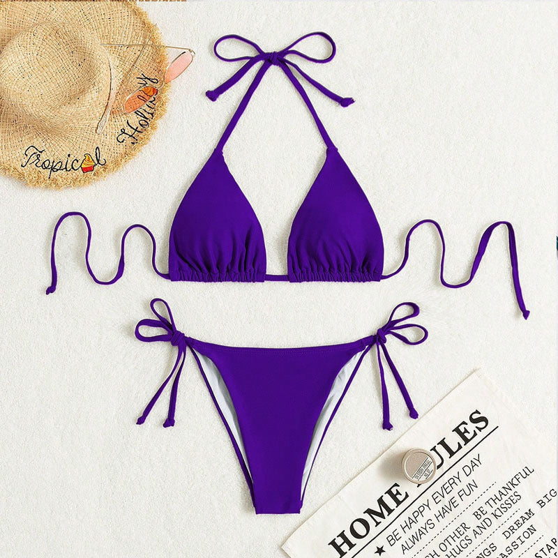 Sexy Bikini femme à nouer