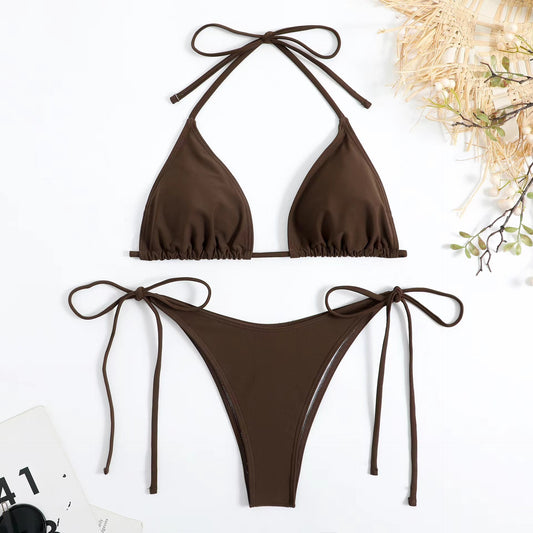 Sexy  Bikini femme à nouer